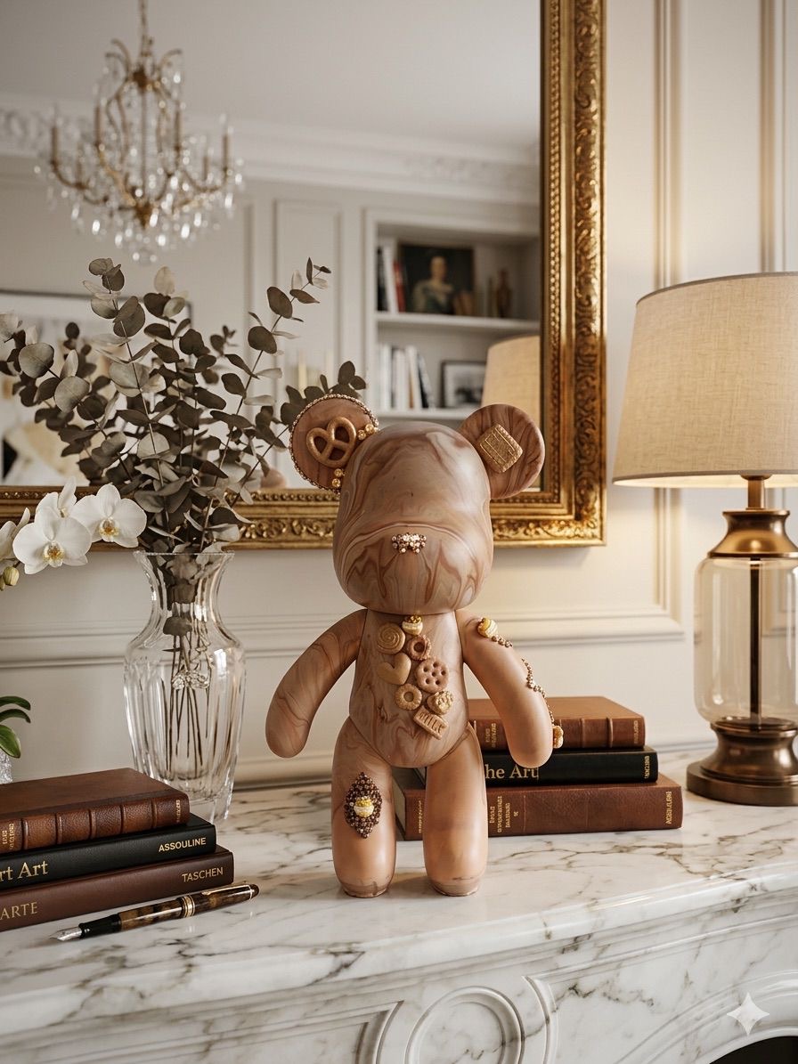 Honey Sugar — sculpture beige miel nacrée